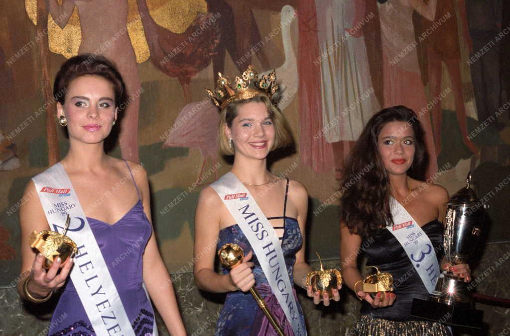 Szépségverseny - Miss Hungary 1989