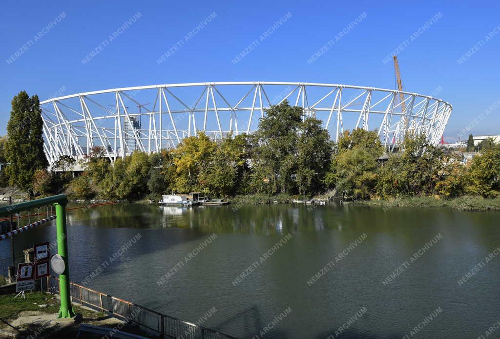 Településfejlesztés - Épül a budapesti Nemzeti Atlétikai Stadion