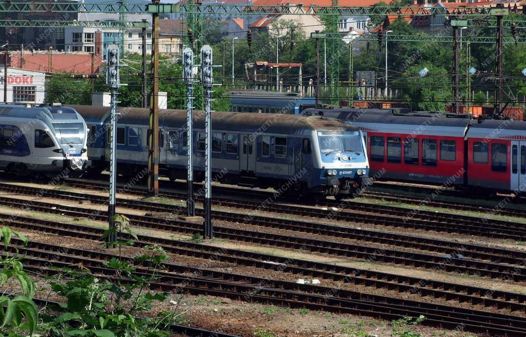 Közlekedés - Budapest - A Déli pályaudvar rendezőtere