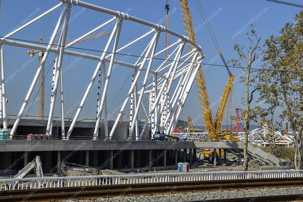 Településfejlesztés - Épül a budapesti Nemzeti Atlétikai Stadion