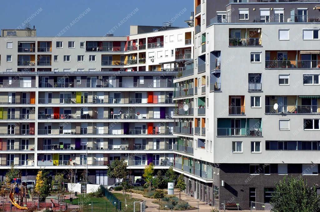 Városkép - Budapest - A City Home lakópark Ferencvárosban