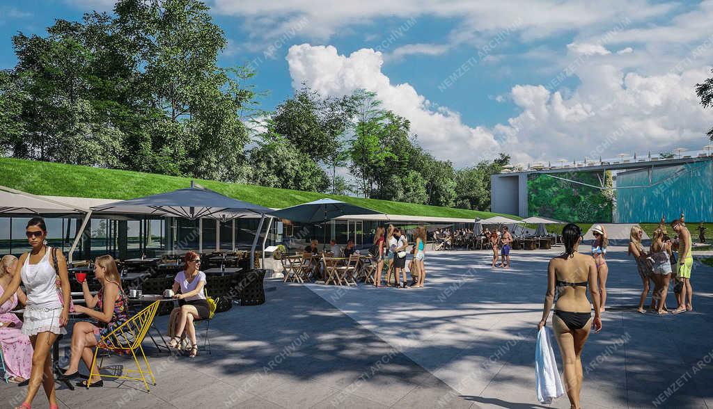 Építőipar - Debrecen - Új strand építése 