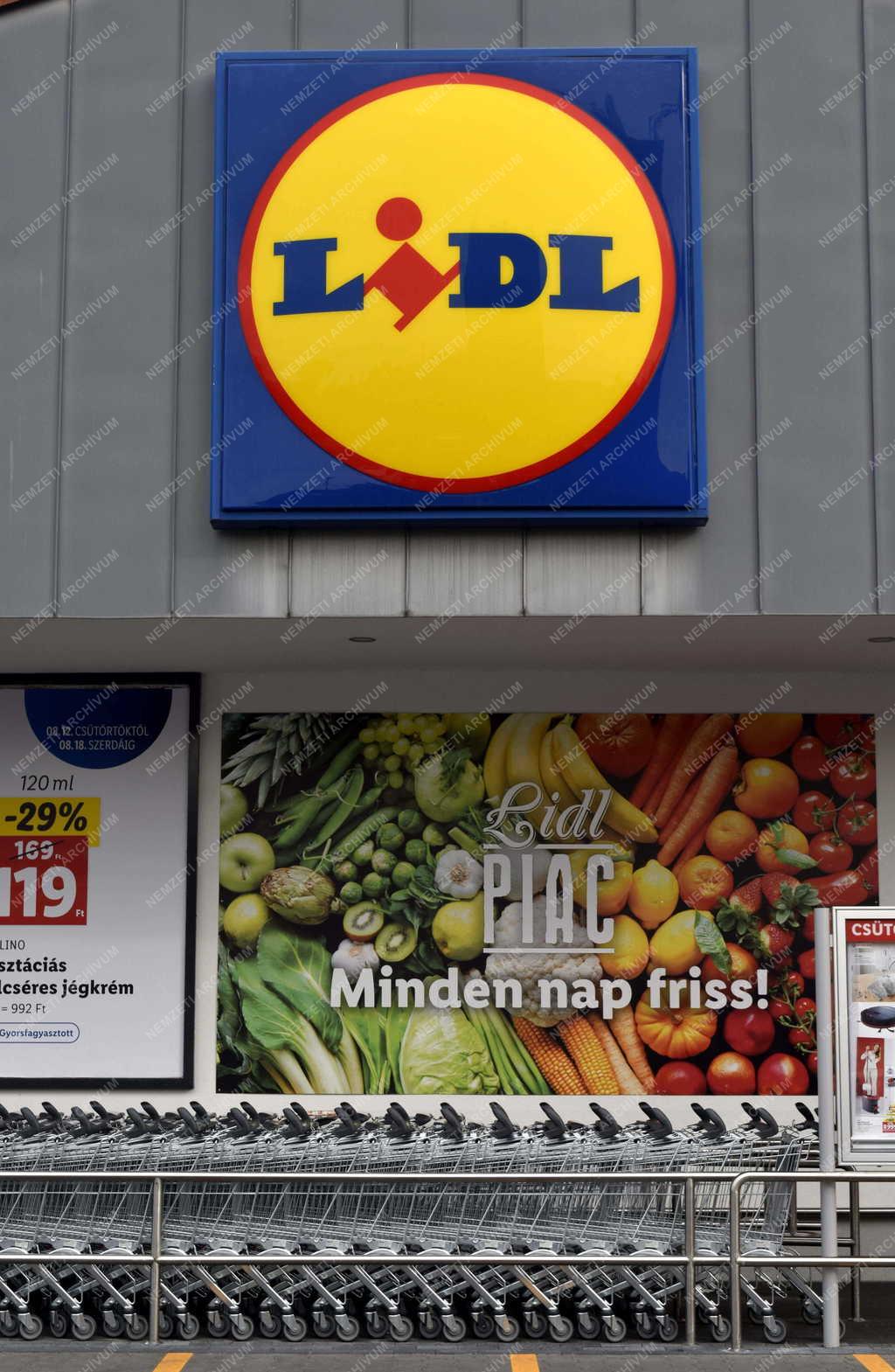 Kereskedelem - Piacvezető Magyarországon a Lidl élelmiszer-kereskedelmi hálózat