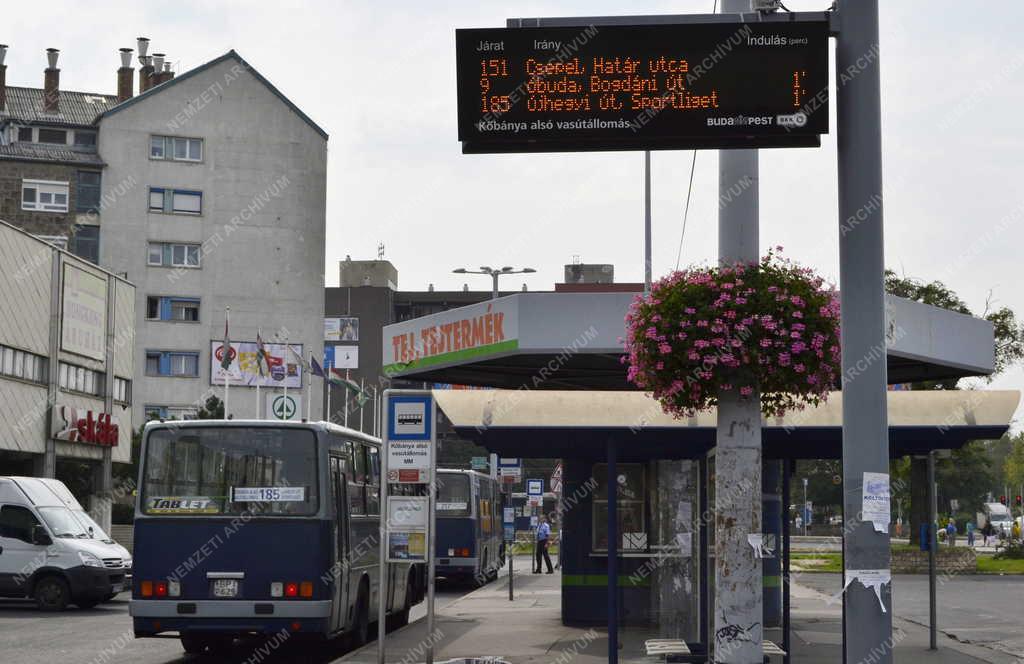 Közlekedés - Kőbánya - Futár utastájékoztató rendszer