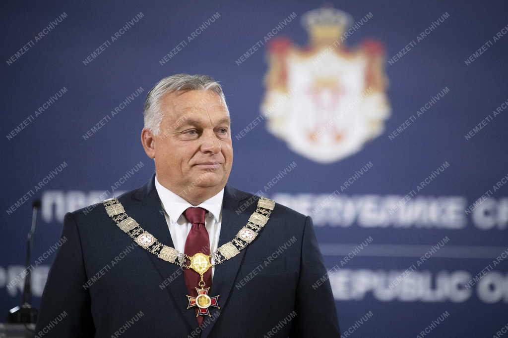 Orbán Viktor Szerbiában