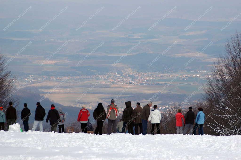 Kékes - Turisták