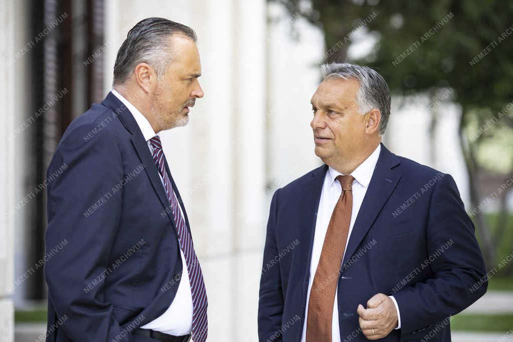 Orbán Viktor fogadta Hans Peter Doskozil burgenlandi tartományfőnököt