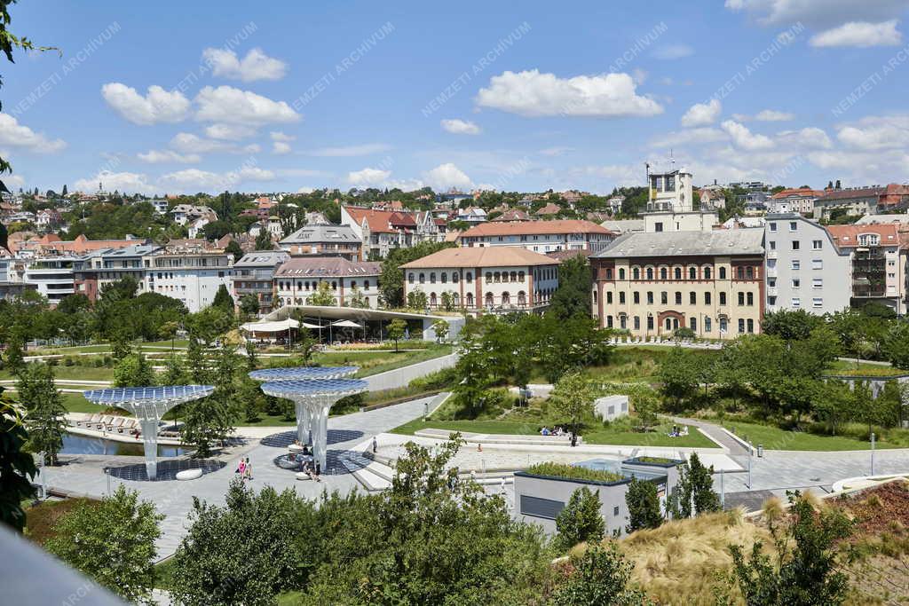 Városkép - Budapest - Millenáris Széllkapu Park