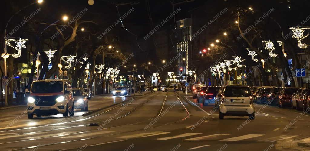 Városkép - Budapest - Karácsonyi díszkivilágítás