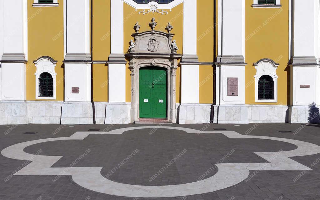 Városkép - Székesfehérvár - Géza fejedelem templomának helye