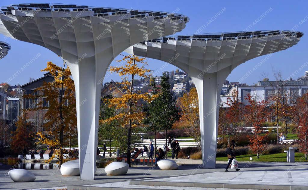 Városkép - Budapest - A Széllkapu park ősszel