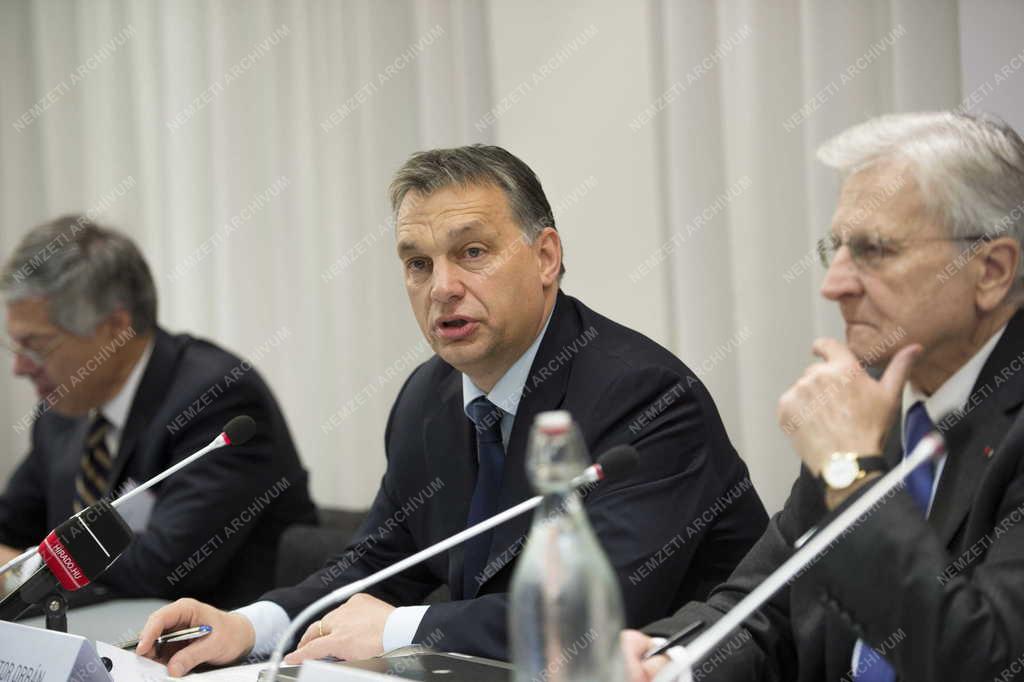 Orbán Viktor miniszterelnök Brüsszelben