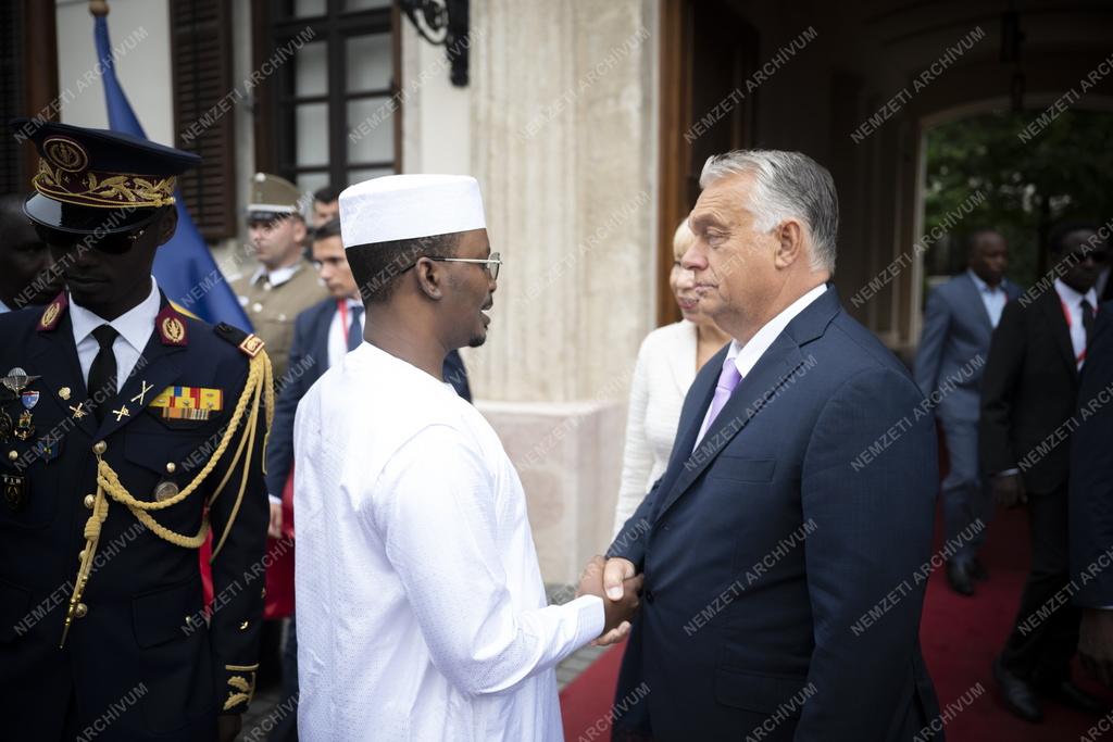 Orbán Viktor fogadta Csád elnökét