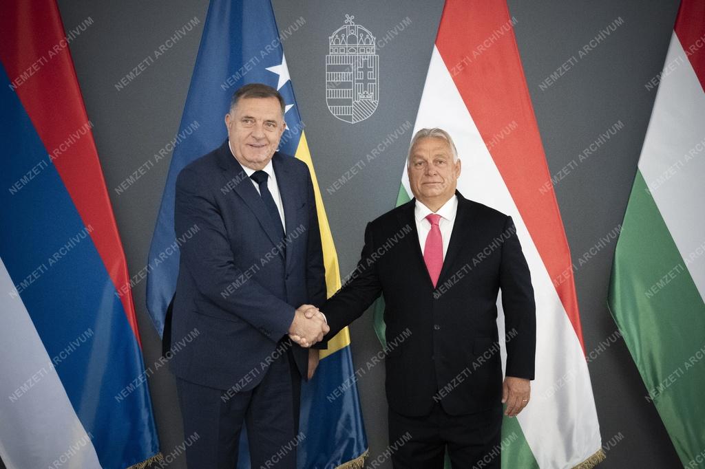 Orbán Viktor a boszniai szerb elnökkel tárgyalt