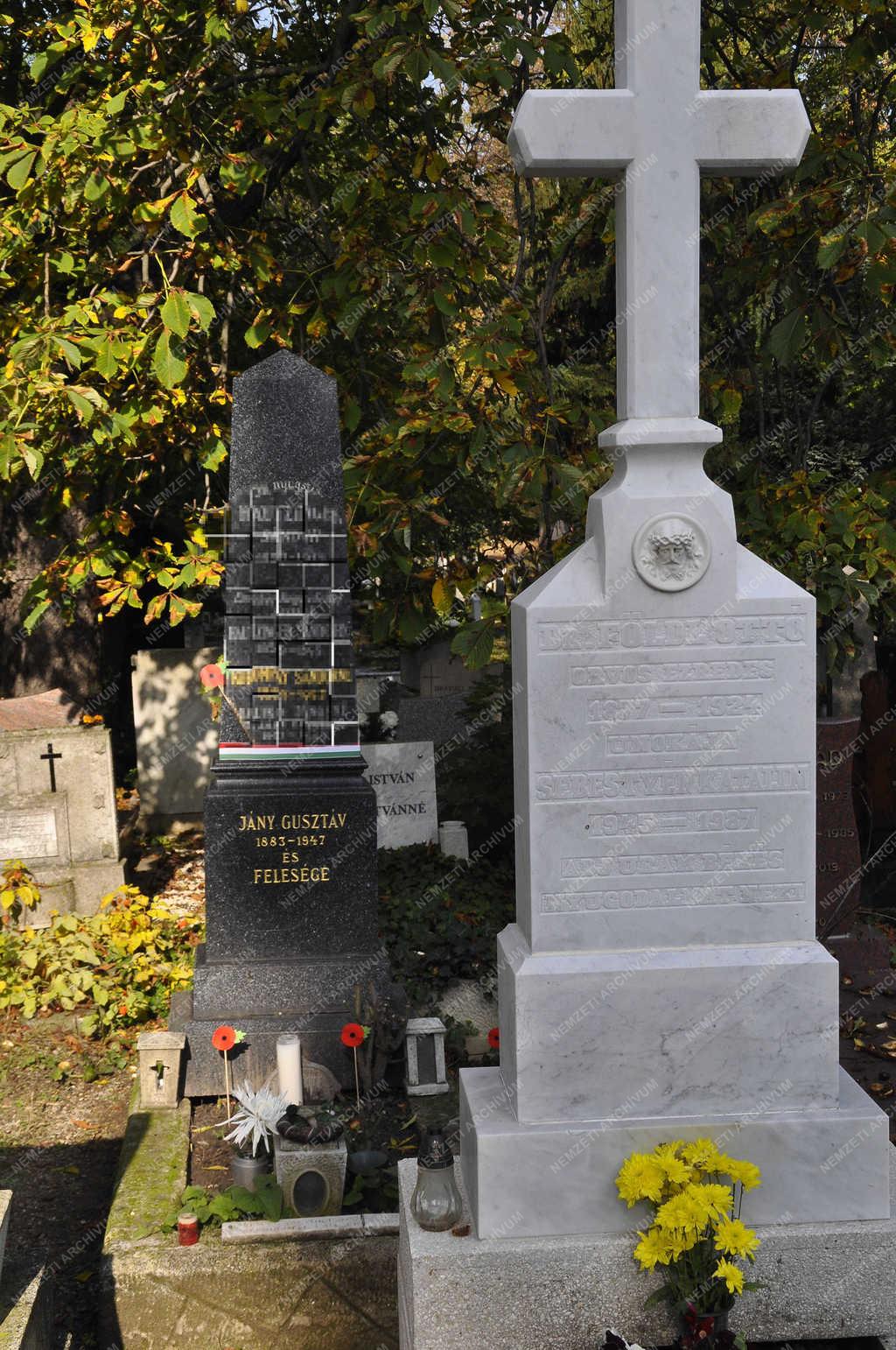 Temető - Budapest - Jány Gusztáv sírja