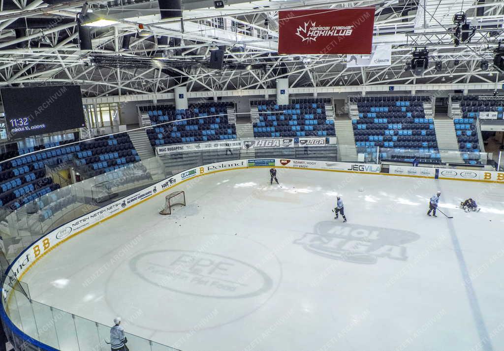 Sportlétesítmény - Budapest - A lágymányosi Tüskecsarnok