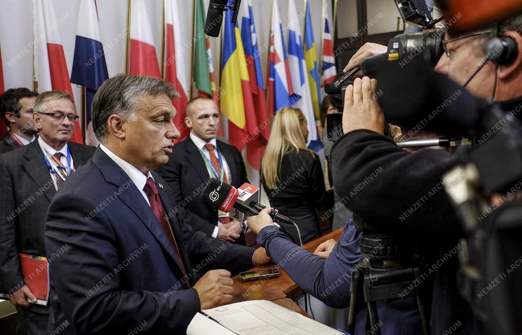 EU-csúcs - Orbán Viktor
