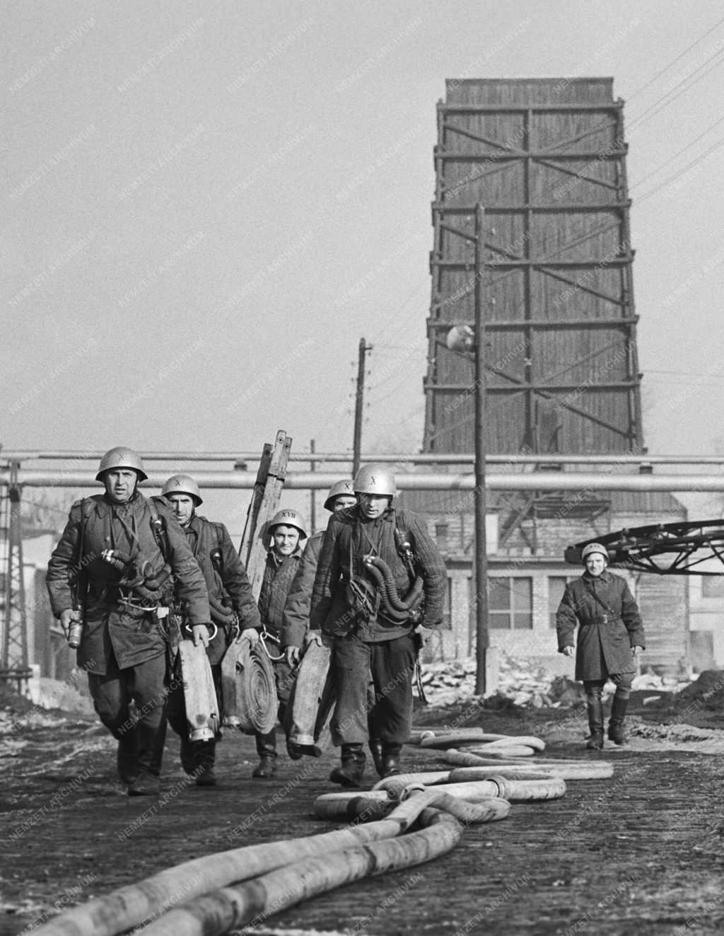 Katasztrófavédelem - Tűzoltási gyakorlat