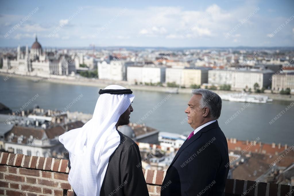 Orbán Viktor fogadta az Egyesült Arab Emírségek elnökét 