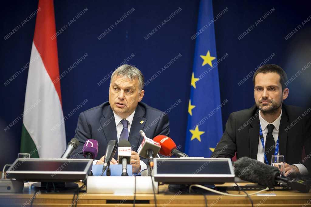 Orbán Viktor Brüsszelben