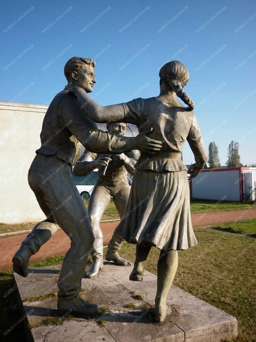 Budapest - Puskás Ferenc Stadion szoborpark