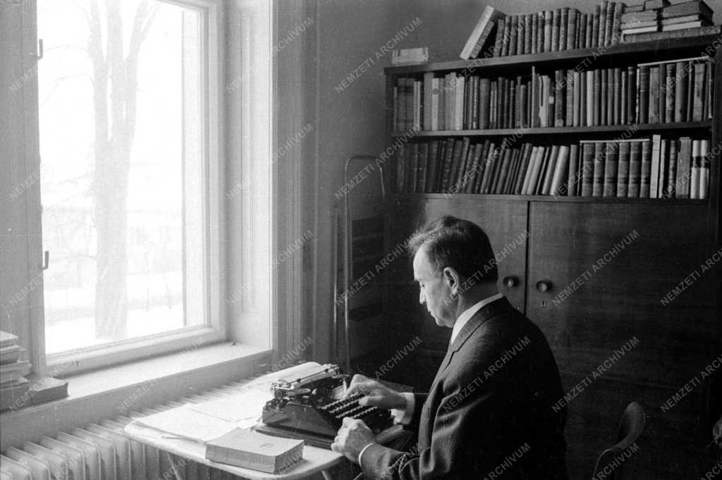 Devecseri Gábor Kossuth-díjas költő,