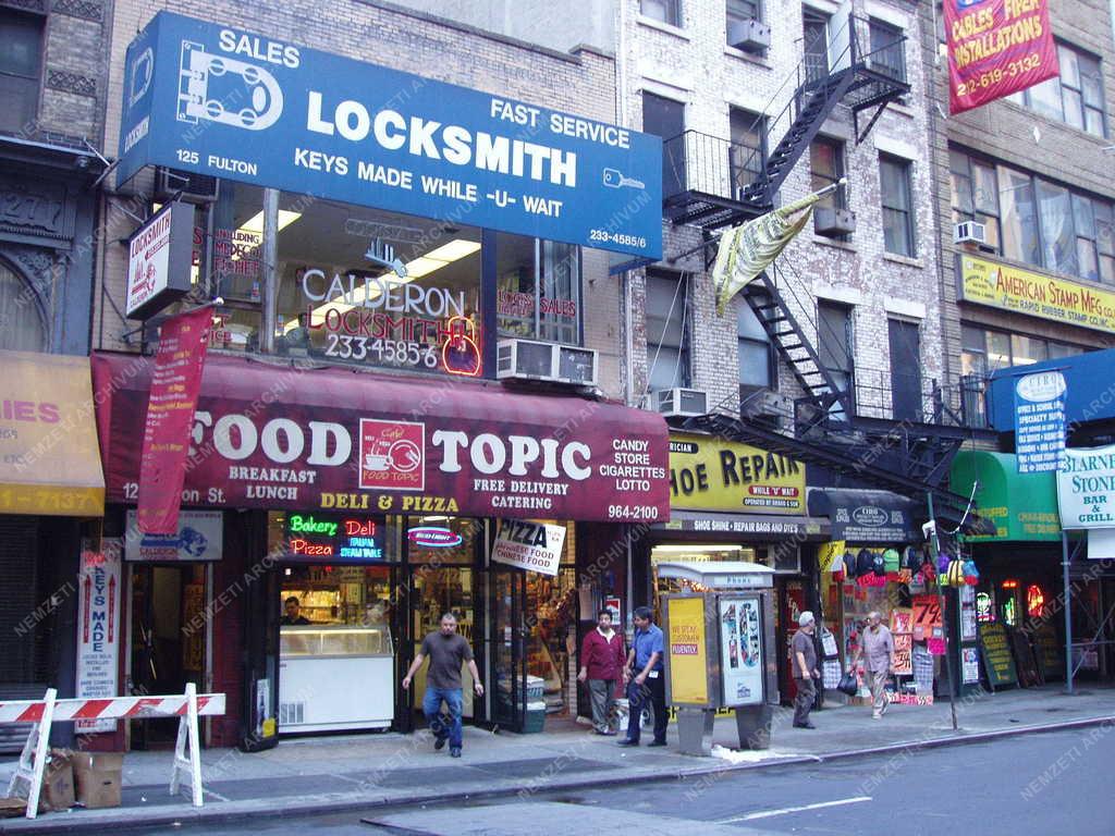 Városkép - New York - Manhattani utcakép