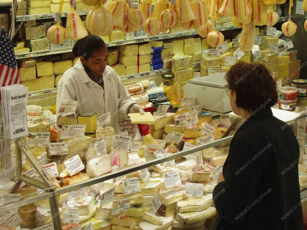 New York -  A Zabar's delikatessz-áruház