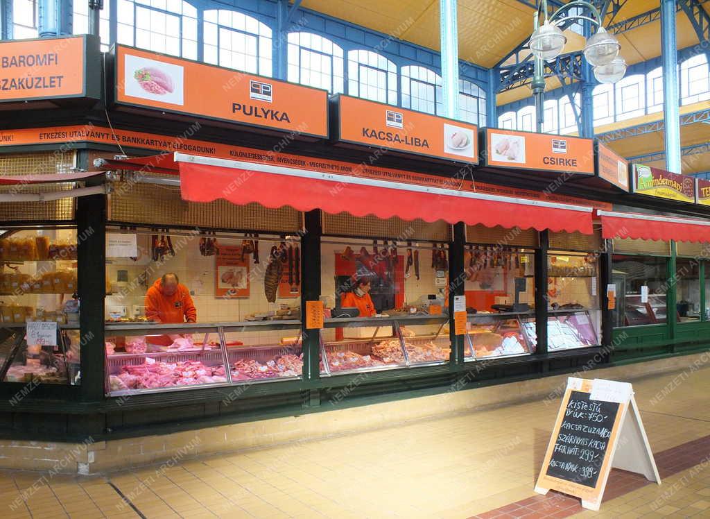 Kereskedelem - Budapest - Rákóczi téri Vásárcsarnok