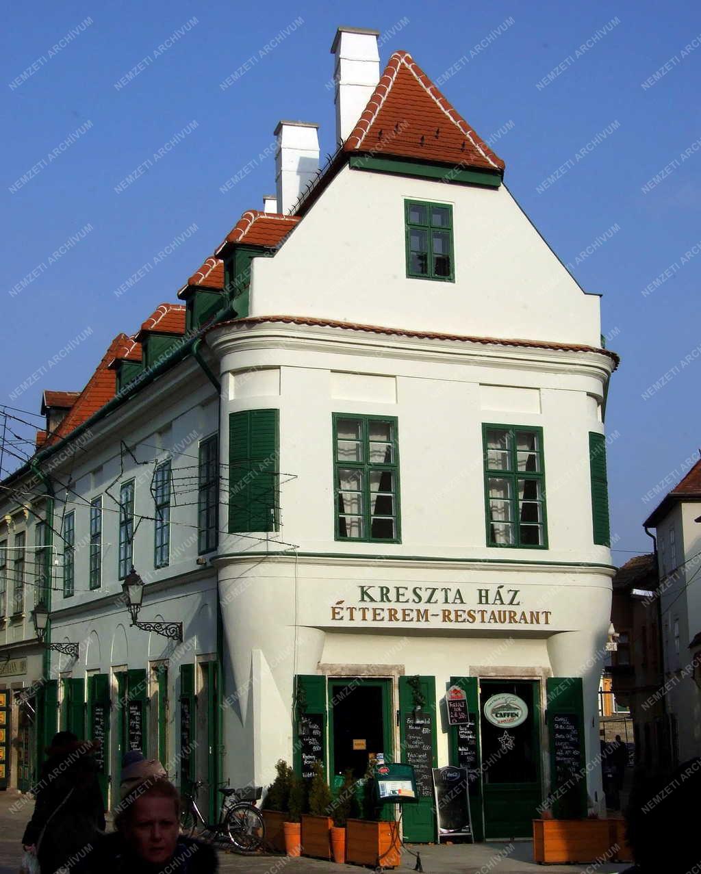 Műemlék épület - A Kreszta-ház Győrben