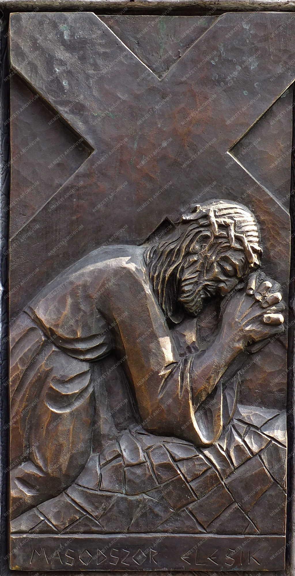 Műalkotás - Budapest - A Lágymányosi kálvária domborműve