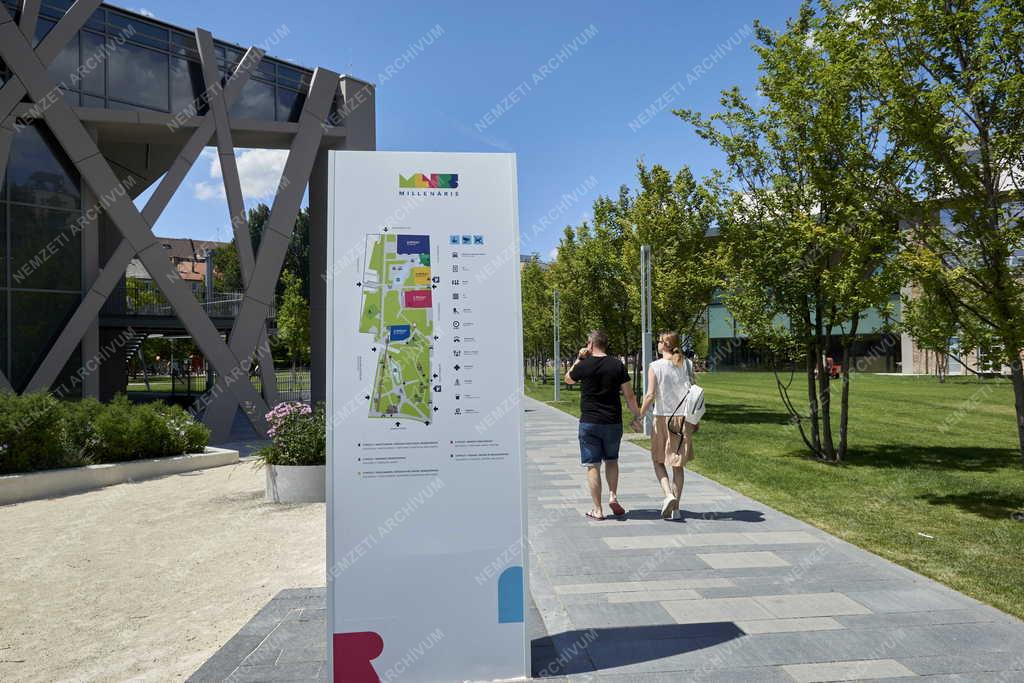 Városkép - Budapest - Millenáris Széllkapu Park