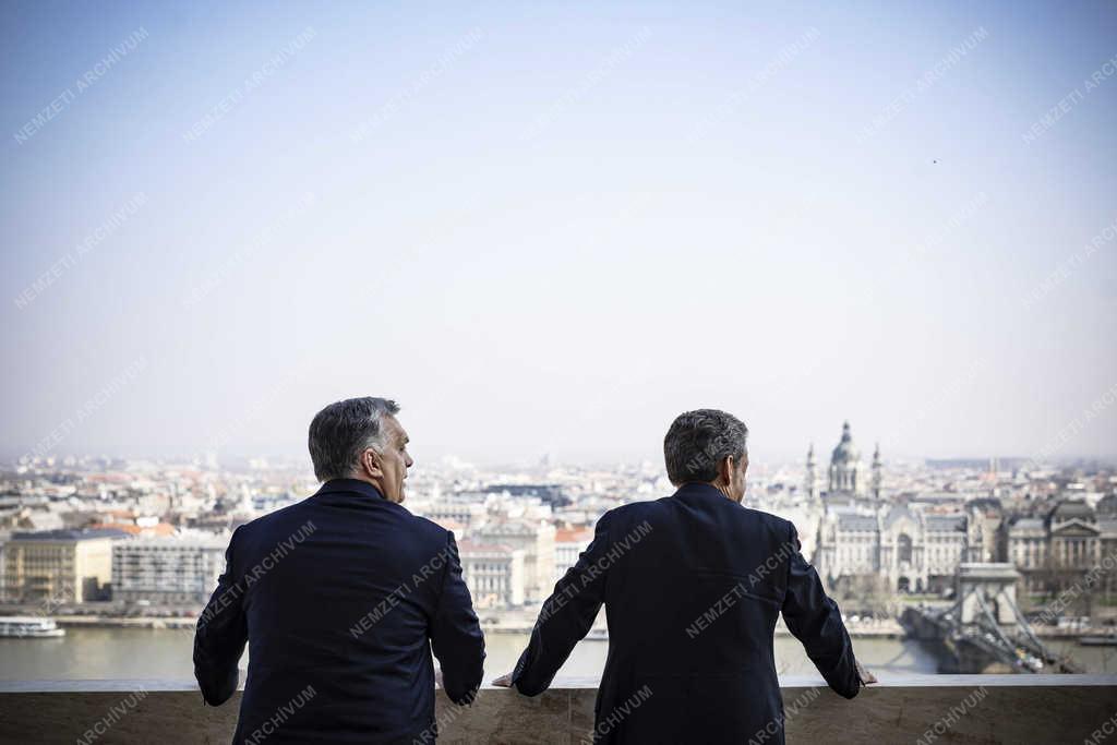 Orbán Viktor fogadta  Nicolas Sarkozy korábbi francia köztársasági elnököt 