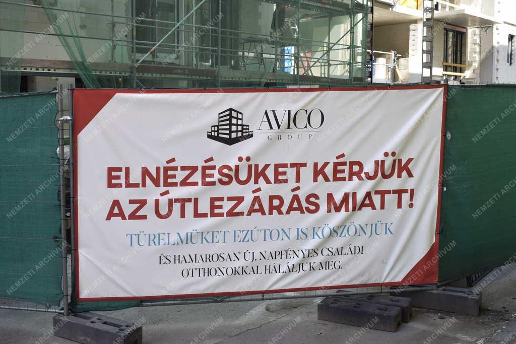 Városkép - Budapest - Építkezés