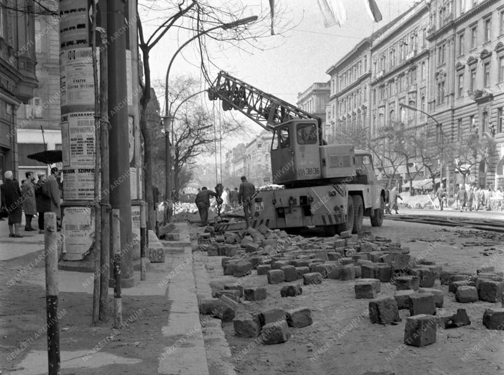 Városkép - Budapest - Útfelújítás