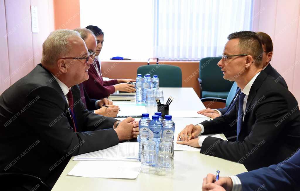 Szijjártó Péter Brüsszelben 