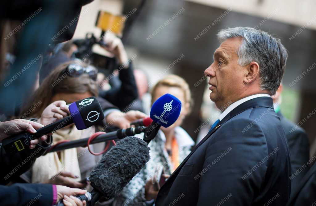 Illegális bevándorlás - Orbán Viktor a brüsszeli csúcstalálkozón