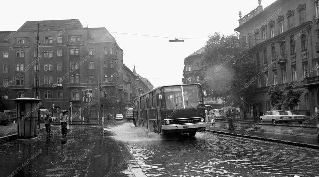 Időjárás – Felhőszakadás Budapesten