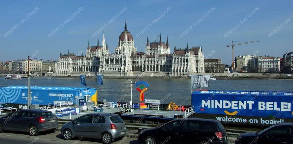 Városkép - Budapest - Vizes világbajnokság előkészület