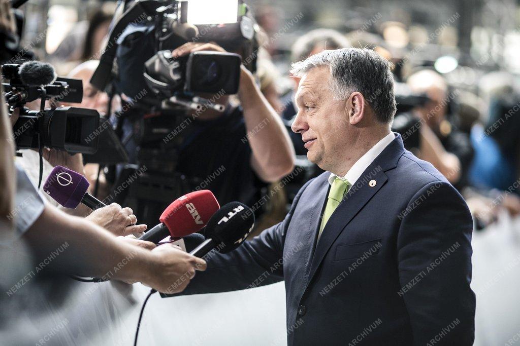 Orbán Viktor Brüsszelben