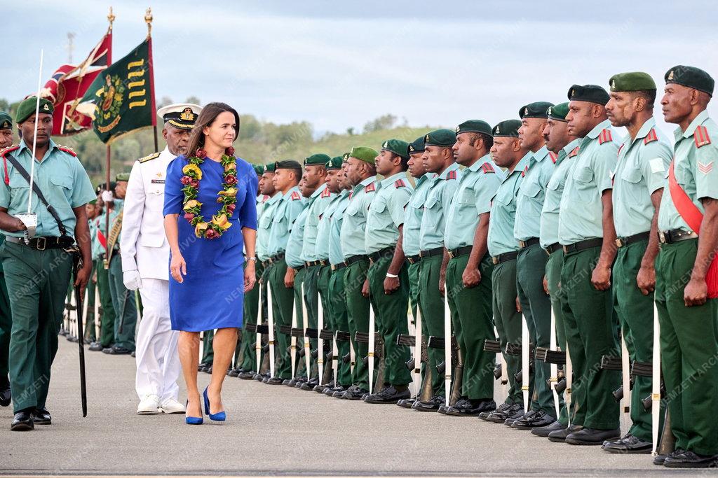 Novák Katalin Pápua Új-Guineában