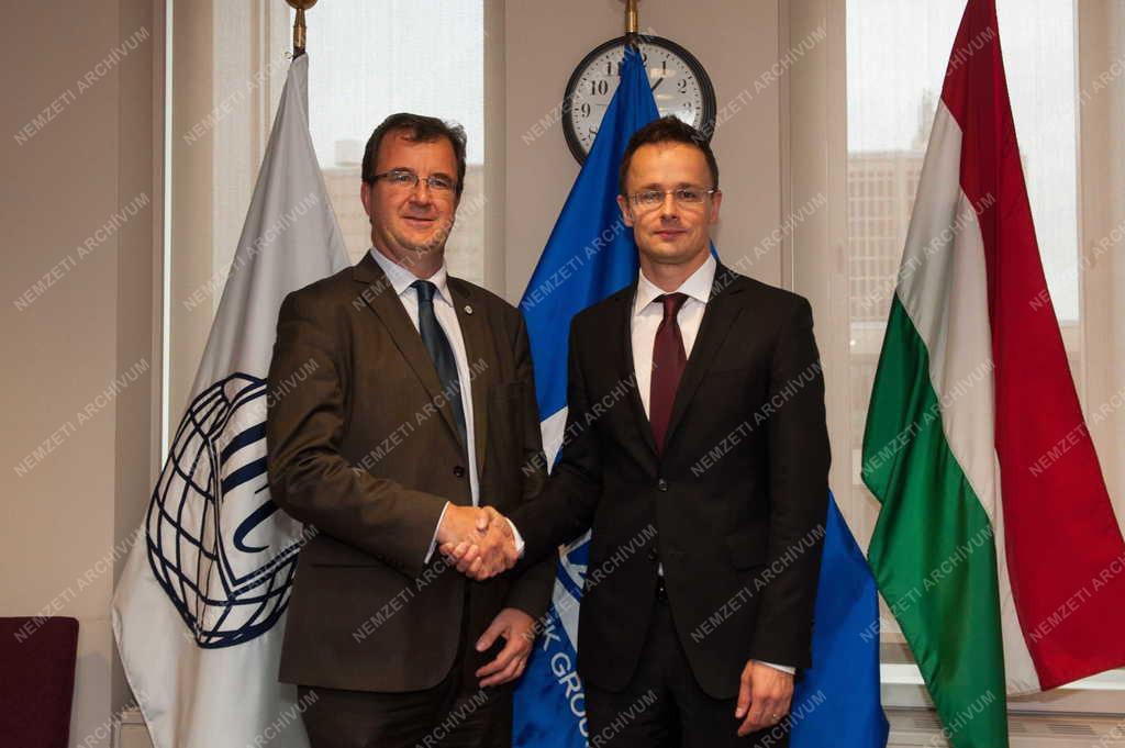 Szijjártó Péter külgazdasági és külügyminiszter Washingtonban