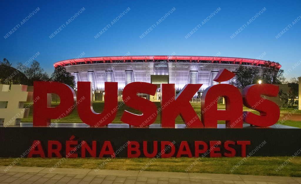 Sportlétesítmény - Puskás Aréna - 16. labdarúgó Európa-bajnokság egyik helyszíne