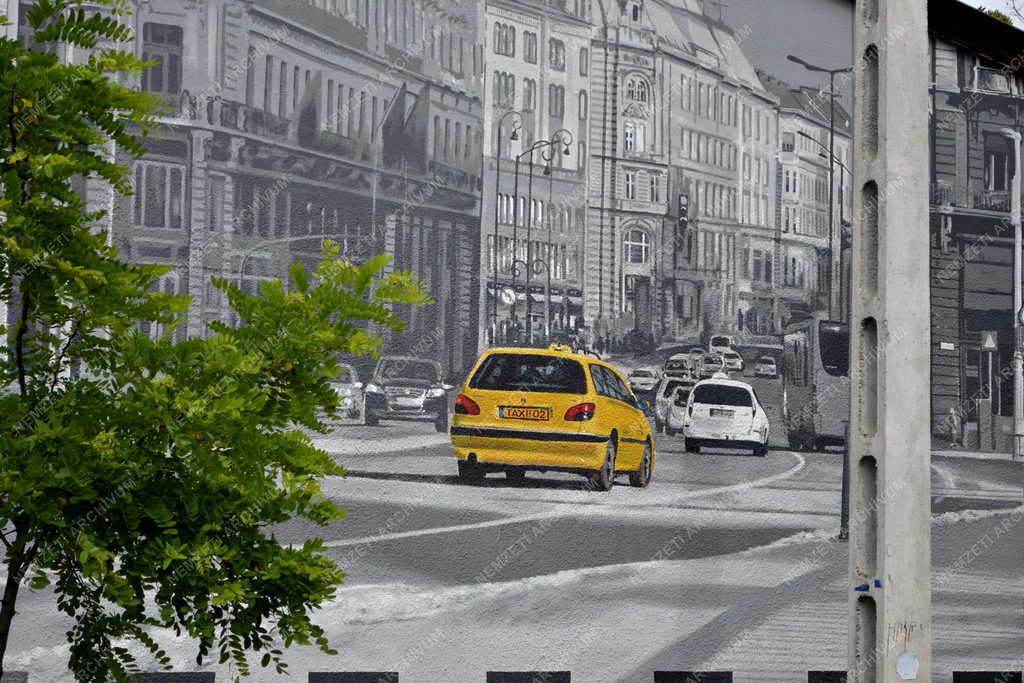 Budapest - Taxis falfestmény