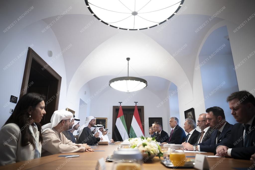 Orbán Viktor fogadta az Egyesült Arab Emírségek elnökét 