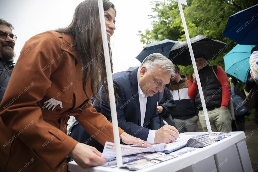 Voks 24 - A fővárosban folytatódott Orbán Viktor kampánykörútja
