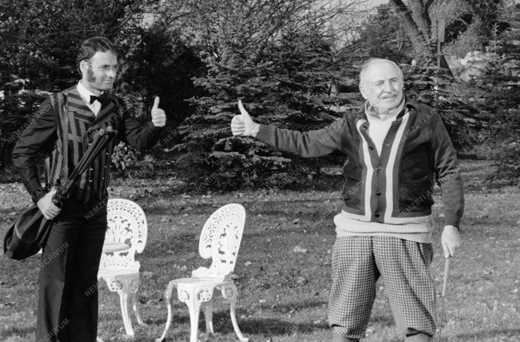 Kultúra - Televízió - A Szeszélyes évszakok című tv-műsor forgatása