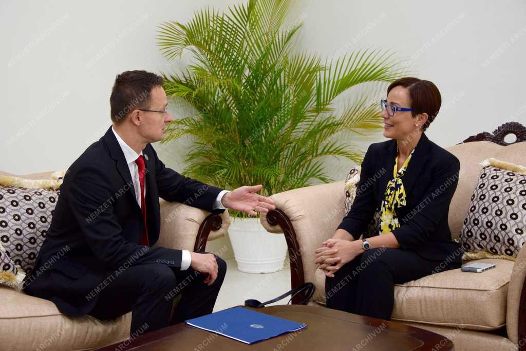 Szijjártó Péter az EU és a CELAC külügyminiszteri találkozóján Santo Domingóban