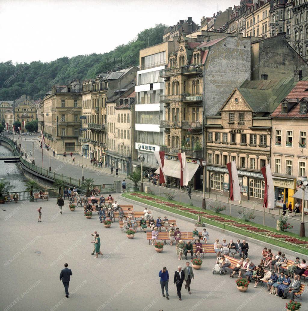 Városkép - Csehszlovákia - Karlovy Vary