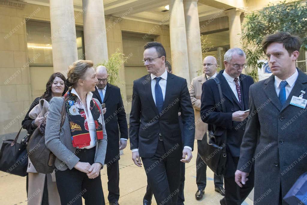 Szijjártó Péter Brüsszelben